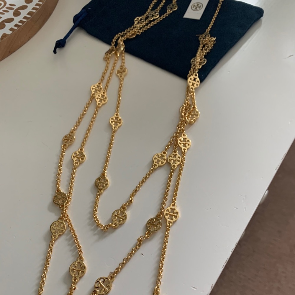 Tory Burch layered necklace